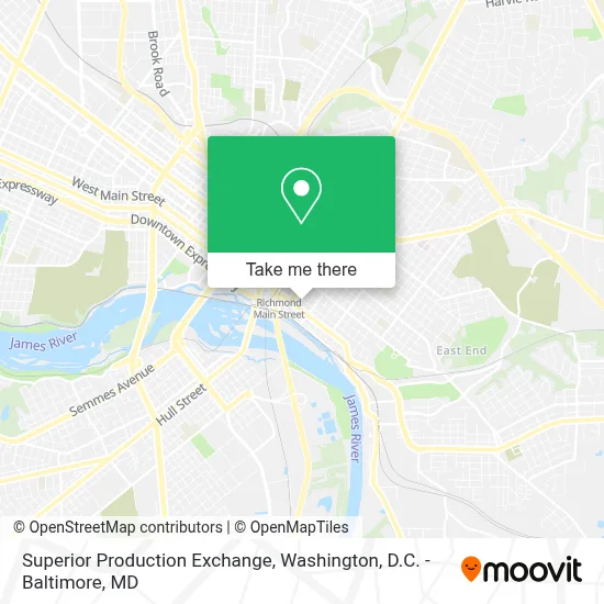 Superior Production Exchange map