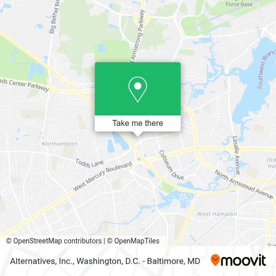Alternatives, Inc. map