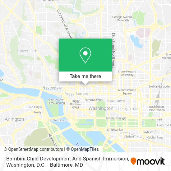 Bambini Child Development And Spanish Immersion map