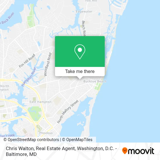 Chris Walton, Real Estate Agent map