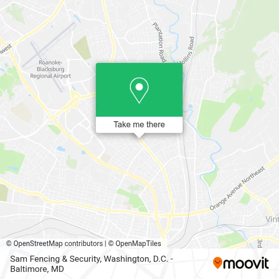 Sam Fencing & Security map