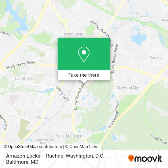 Amazon Locker - Rachna map