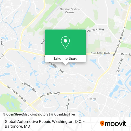 Global Automotive Repair map