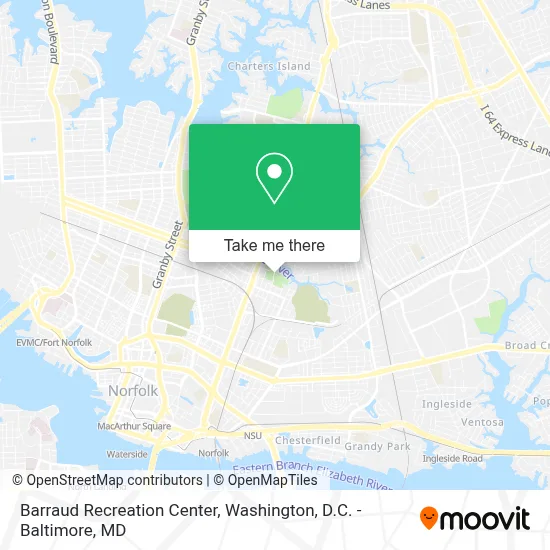 Barraud Recreation Center map