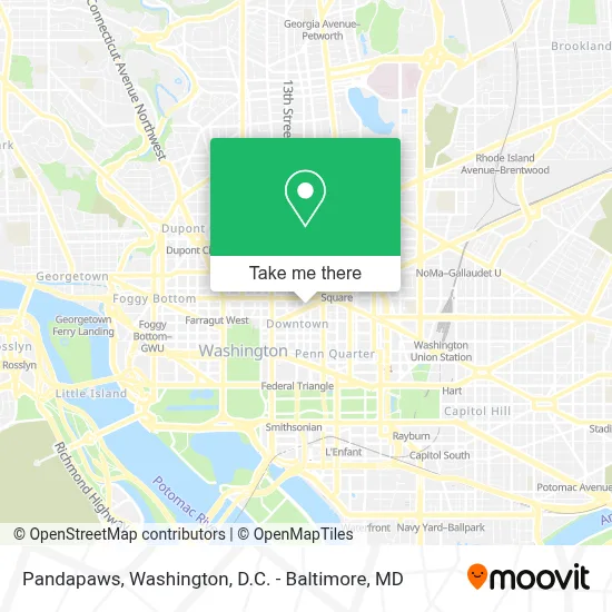 Pandapaws map