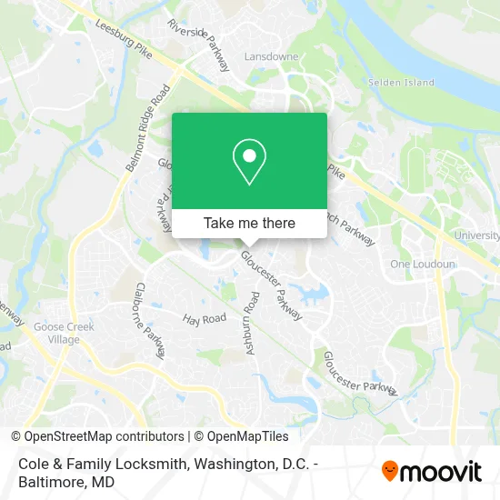 Cole & Family Locksmith map