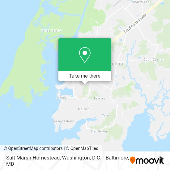 Salt Marsh Homestead map