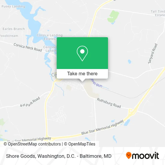 Shore Goods map