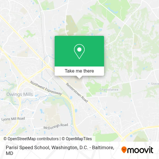 Parisi Speed School map