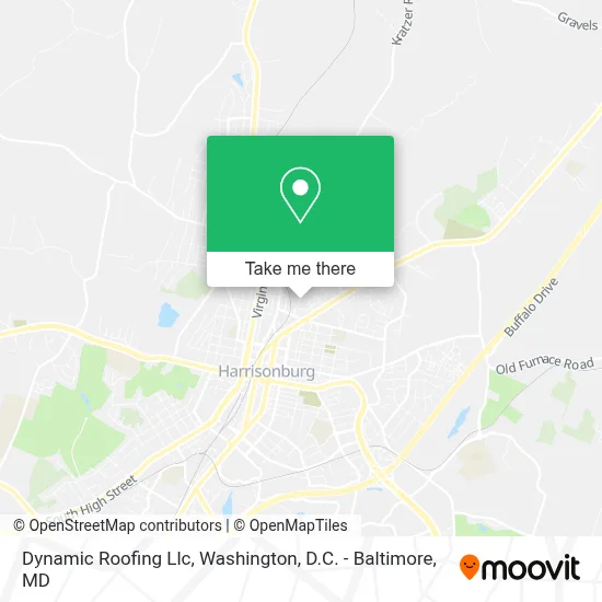 Dynamic Roofing Llc map