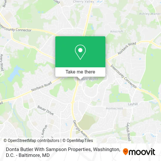 Donta Butler With Sampson Properties map