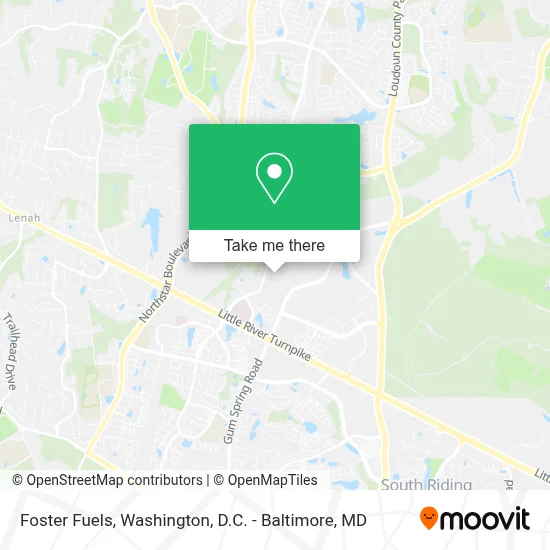 Foster Fuels map