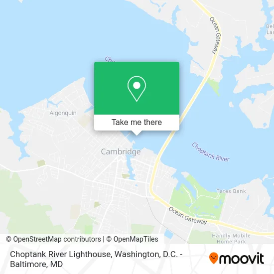 Choptank River Lighthouse map