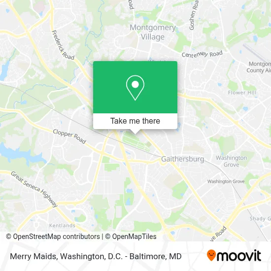 Merry Maids map