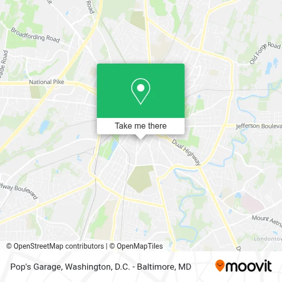 Pop's Garage map