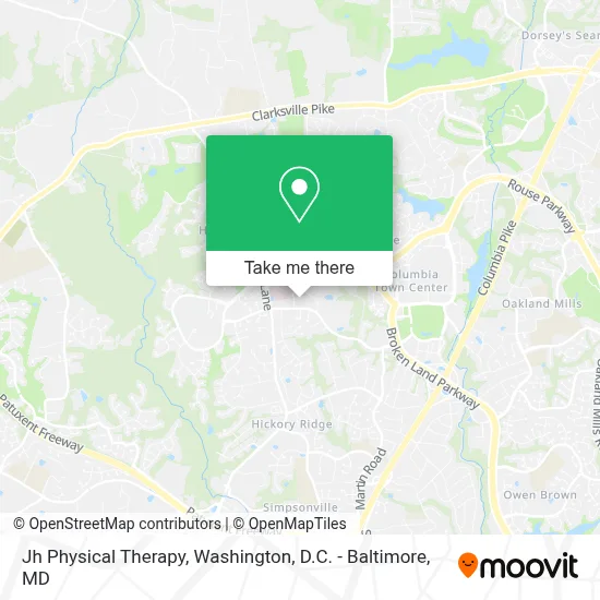 Jh Physical Therapy map