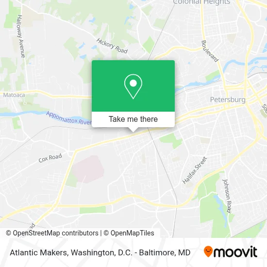 Atlantic Makers map