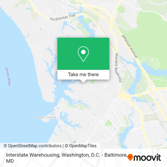 Interstate Warehousing map