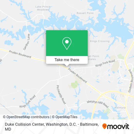 Duke Collision Center map