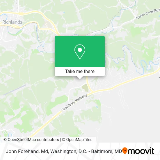 John Forehand, Md map
