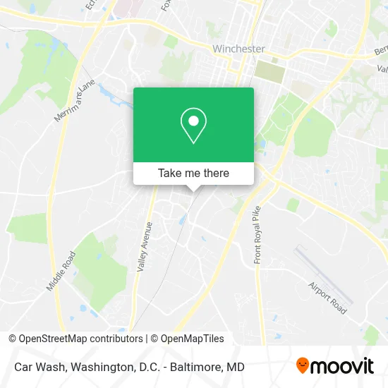Car Wash map