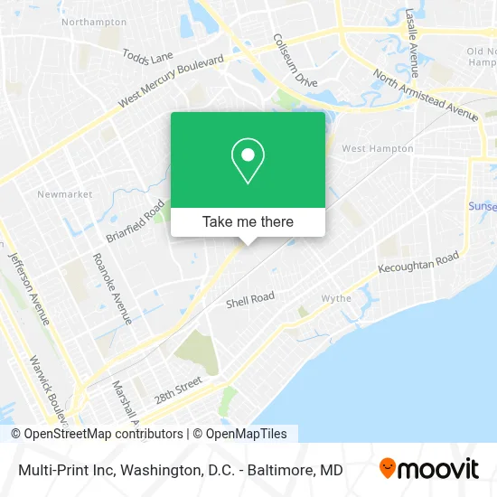 Multi-Print Inc map
