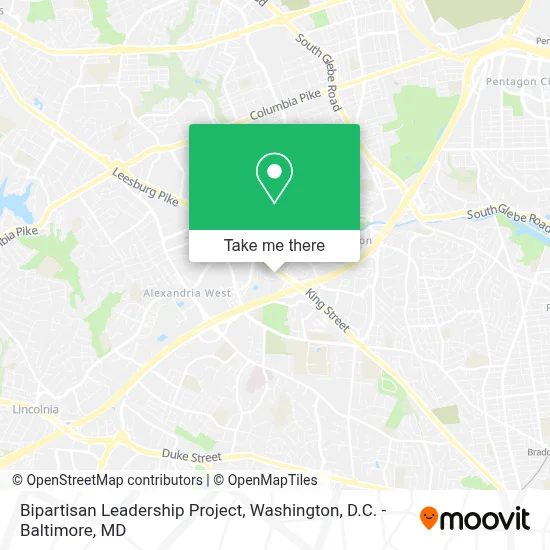 Bipartisan Leadership Project map