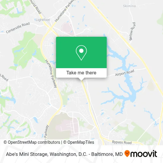 Abe's Mini Storage map