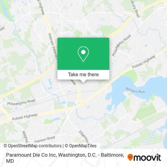 Paramount Die Co Inc map