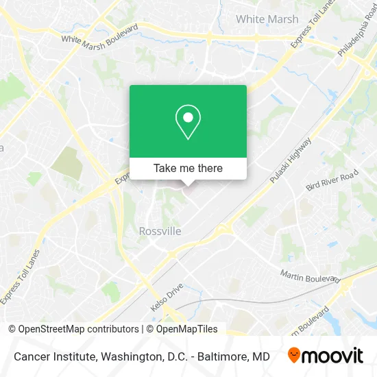 Cancer Institute map