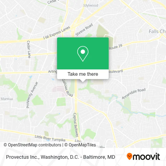 Provectus Inc. map