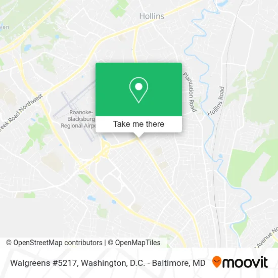 Walgreens #5217 map