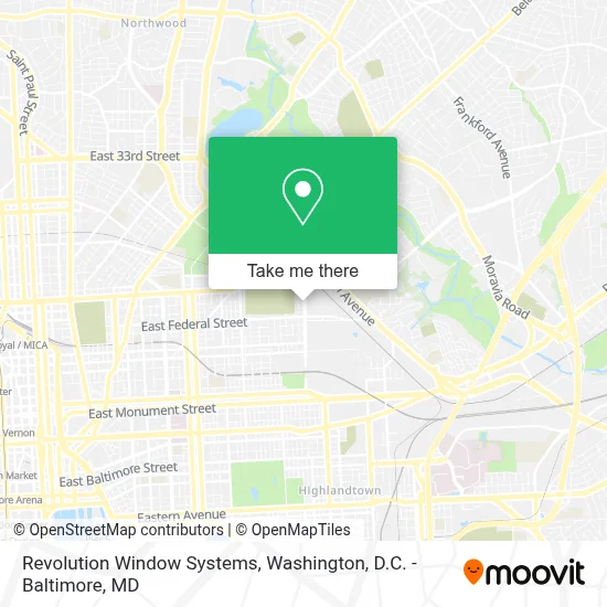 Revolution Window Systems map