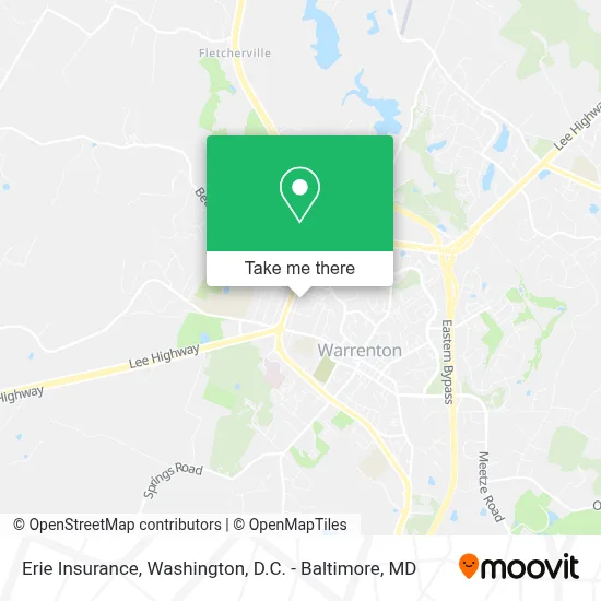 Erie Insurance map