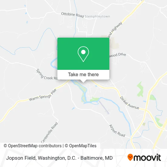 Jopson Field map