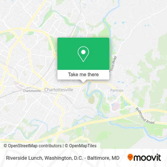 Riverside Lunch map