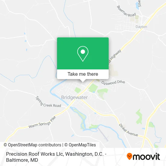Precision Roof Works Llc map