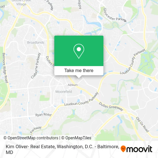 Kim Oliver- Real Estate map