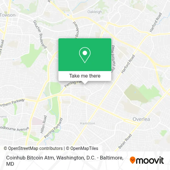 Coinhub Bitcoin Atm map