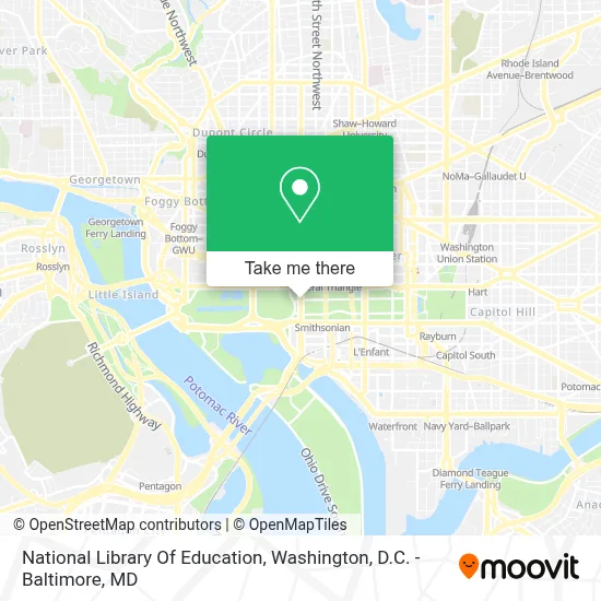 National Library Of Education map
