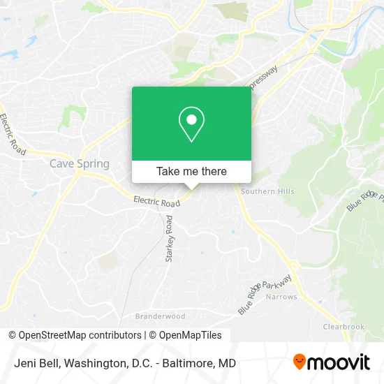 Jeni Bell map