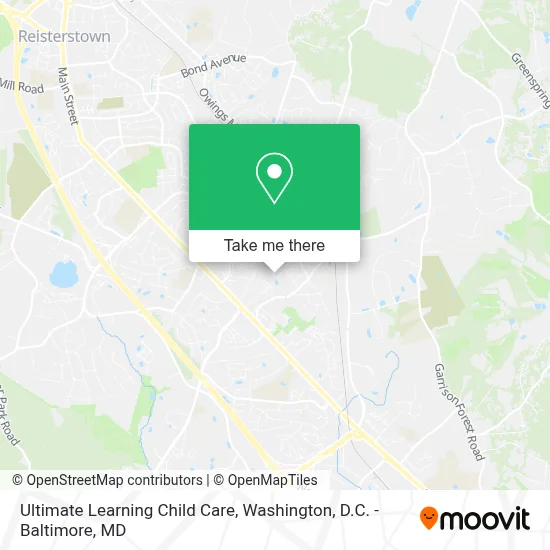 Ultimate Learning Child Care map