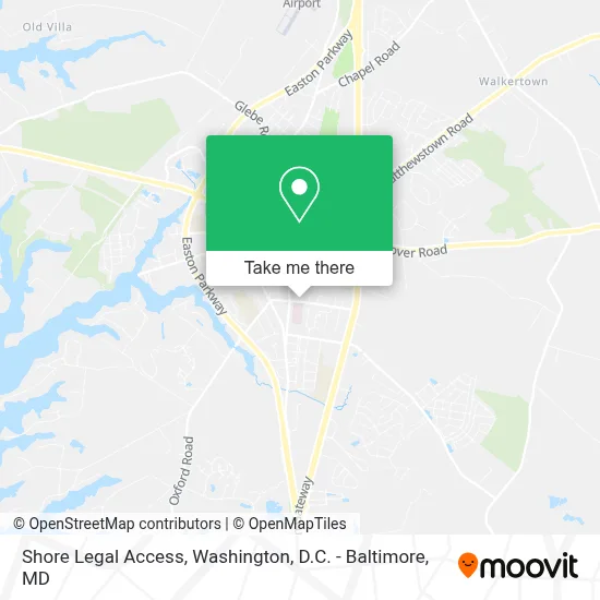 Shore Legal Access map
