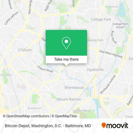 Bitcoin Depot map