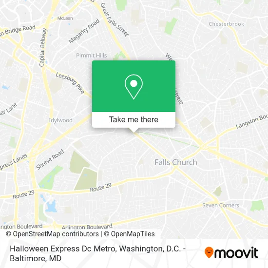 Halloween Express Dc Metro map