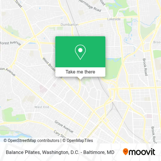 Balance Pilates map