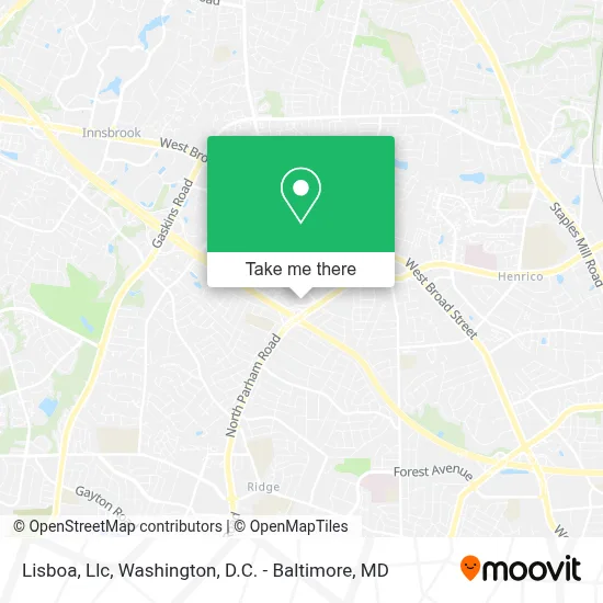 Lisboa, Llc map