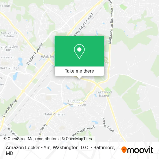 Amazon Locker - Yin map