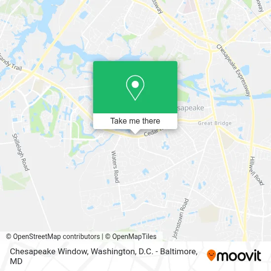 Chesapeake Window map