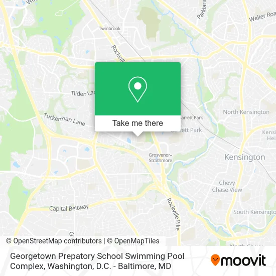 Georgetown Prepatory School Swimming Pool Complex map